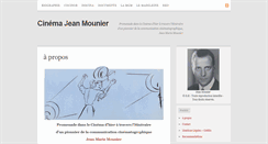 Desktop Screenshot of cinema-jeanmounier.com